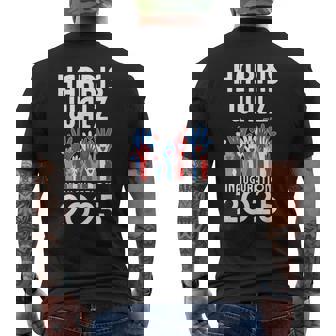 ハリス ウォルツ就任式 2025 記念品 米国祝賀 メンズTシャツ バックプリント - Kawaiitshirt