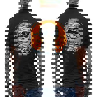 ハロウィン コスチューム ミイラ 怖い パンプキン ランタン コウモリ ゴースト メンズTシャツ バックプリント - Kawaiitshirt