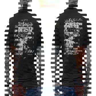 ハロウィンモンスターホラー映画 FrankenStein メンズTシャツ バックプリント - Kawaiitshirt