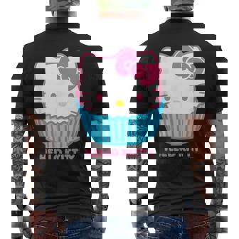 ハローキティ Usデザイン カップケーキ メンズTシャツ バックプリント - Kawaiitshirt