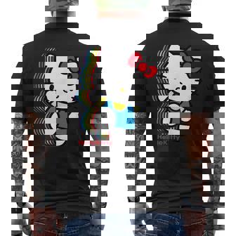 ハローキティ Usデザイン カラフル メンズTシャツ バックプリント - Kawaiitshirt