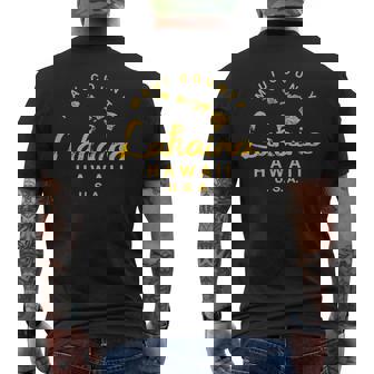 ハワイ ラハイナ マウイ ハワイ諸島 ヴィンテージ メンズTシャツ バックプリント - Kawaiitshirt