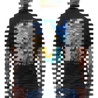 ハワイのトロピカルポッサム、アロハオポッサム。 メンズTシャツ バックプリント - Kawaiitshirt