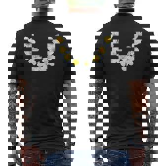 ハワイアンお土産 フラ・ルアウ プルメリア・レイ メンズTシャツ バックプリント - Kawaiitshirt