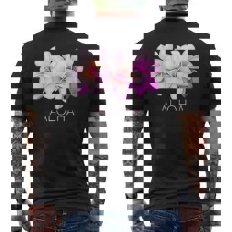 ハワイアンアロハプルメリアアート メンズTシャツ バックプリント - Kawaiitshirt
