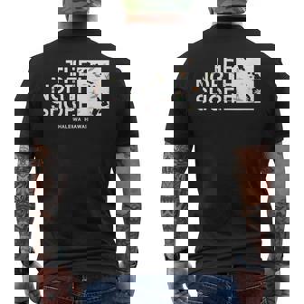 ハワイ諸島 ノースショア ハレイワ サーファー メンズTシャツ バックプリント - Kawaiitshirt