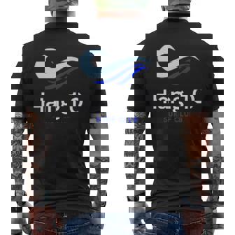 ハング・テン・サーフ・クラブ メンズTシャツ バックプリント - Kawaiitshirt