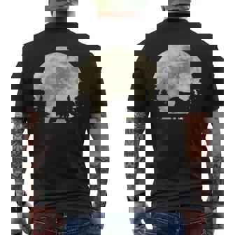 ハンティングtシャツ メンズ 猪ギフト ハンティング メンズ メンズTシャツ バックプリント - Kawaiitshirt