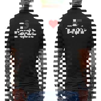 ハートテキーラが大好き メンズTシャツ バックプリント - Kawaiitshirt