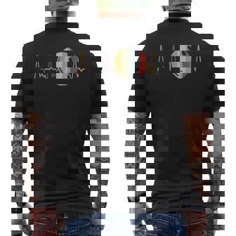 ハートビートボウリングボール メンズTシャツ バックプリント - Kawaiitshirt