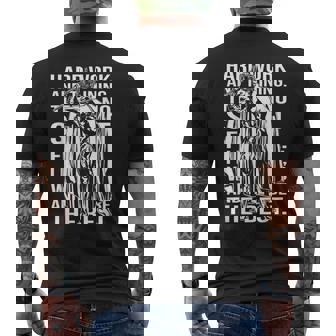 ハードワークトレーニング ミスターオリンピア ロニー・コールマン ボディービルディング メンズTシャツ バックプリント - Kawaiitshirt