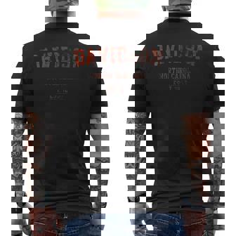 ハーレーダビッドソン ノースカロライナ アンティーク調 テキスト スポーツスタイル メンズTシャツ バックプリント - Kawaiitshirt