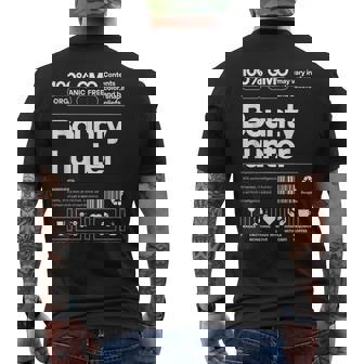 バウンティ・ハンター・コーヒー・ラバー メンズTシャツ バックプリント - Kawaiitshirt