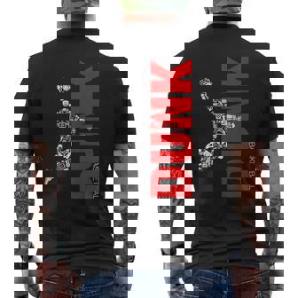 バスケットボール愛好家のための伝説のバスケットボールスラムダンク メンズTシャツ バックプリント - Kawaiitshirt