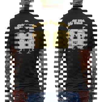バター・トゥゲザー メンズTシャツ バックプリント - Kawaiitshirt