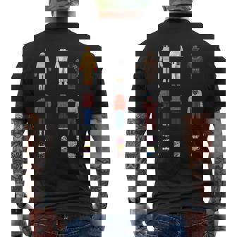 バック・トゥ・ザ・フューチャー 40周年記念の象徴的な衣装 メンズTシャツ バックプリント - Kawaiitshirt