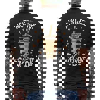 バブルティー かわいい カワイイ グラフィック 面白デザイン ボバティー メンズTシャツ バックプリント - Kawaiitshirt