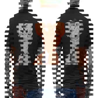 バラタイディーズ バラゾク セクシー ゲイ 男性 アート エロ 膨らみ やおい メンズTシャツ バックプリント - Kawaiitshirt