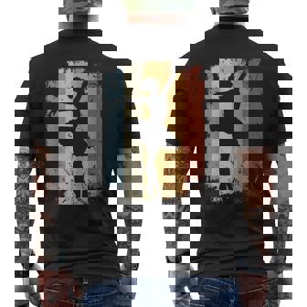 バレエダンスダンスバレリーナシューズ En Pointe ヴィンテージレトロ メンズTシャツ バックプリント - Kawaiitshirt