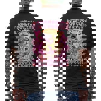 バレリーナ カプチーナ Ai ジェネラーレ イタリアンキャラクター ブレイン メンズTシャツ バックプリント - Kawaiitshirt