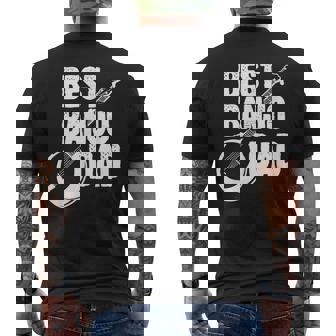 バンジョーパパ バンジョーインストラクター カントリーミュージック 父の日 メンズTシャツ バックプリント - Kawaiitshirt