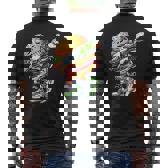 バーガー ダビング チーズ バーガー デイダンス 面白い ハンバーガー メンズTシャツ バックプリント - Kawaiitshirt