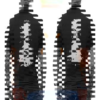 バーニーズマウンテンドッグの子犬 メンズTシャツ バックプリント - Kawaiitshirt