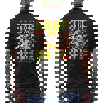 パウパトロール フットボールチーム パウゲームオン メンズTシャツ バックプリント - Kawaiitshirt