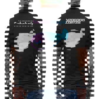 パステルカラーのサカバンバスピス おもしろ ネタ かわいい プレセント メンズTシャツ バックプリント - Kawaiitshirt