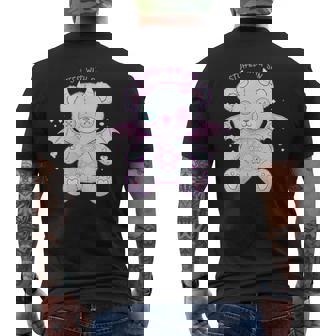 パステルゴス カワイイ 鬼熊 不気味 かわいい メンズTシャツ バックプリント - Kawaiitshirt