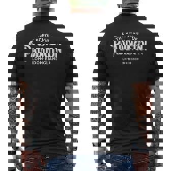 パディントン ロンドン イングランド イギリス メンズTシャツ バックプリント - Kawaiitshirt