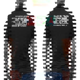 パトリック スクワット、ベンチ、デッドリフト 面白いパワーリフティング メンズTシャツ バックプリント - Kawaiitshirt