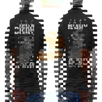 パパになって初めての誕生日 パパ お父さん 父 パーティー 誕生日 メンズTシャツ バックプリント - Kawaiitshirt