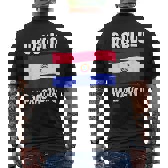 パラグアイプライド パラグアイ国旗 Orgullo Paraguayo メンズTシャツ バックプリント - Kawaiitshirt