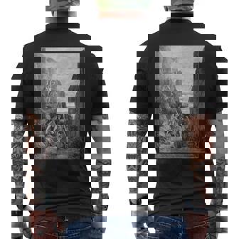 パラダイス・ロスト「So Promised He」ギュスターヴ・ドレ アート メンズTシャツ バックプリント - Kawaiitshirt