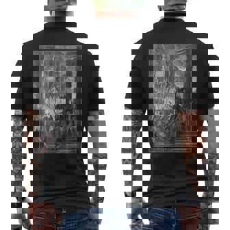 パラダイス・ロスト「ハイ・オン・ア・スローン」ギュスターヴ・ドレ・アート メンズTシャツ バックプリント - Kawaiitshirt