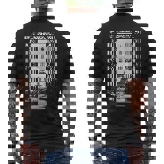 パリエッフェル塔 メンズTシャツ バックプリント - Kawaiitshirt