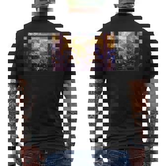 パリッシュによるロマンス名画 メンズTシャツ バックプリント - Kawaiitshirt