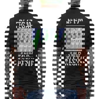 パレスチナギフト フィリストエルサレム パレスチナの自由 メンズTシャツ バックプリント - Kawaiitshirt