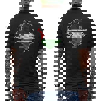 パレスチナシャツ パレスチナ国旗 アラビアのルーツ 遺産 Dna メンズTシャツ バックプリント - Kawaiitshirt