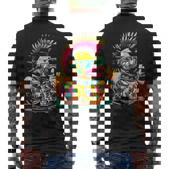 パンク アヒルの子 パンクロック メンズTシャツ バックプリント - Kawaiitshirt