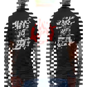 パンク ロック ポゴ アナーキー パンクス パンク ロッカー パンクの衣装 メンズTシャツ バックプリント - Kawaiitshirt