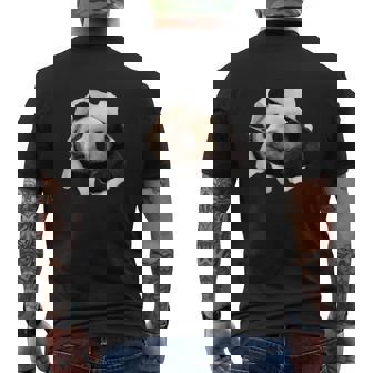 パンダ 面白いtシャツ メンズ 動物 グッズ おもしろ 面白い 服 ネタ 動物 珍獣 熊猫 メンズTシャツ バックプリント - Kawaiitshirt