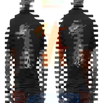 ヒエロニムス ボッシュ 鳥と木 地上の喜びの庭 メンズTシャツ バックプリント - Kawaiitshirt