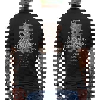 ヒップホップ Y2k Hip Hop ヒップスター ビンテージ エッジー レトロ アーバン ストリートウェア テディ メンズTシャツ バックプリント - Kawaiitshirt