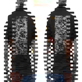 ヒップホップ Y2k ヴィンテージ ヒップスター エッジの効いたアーバン ストリートウェア 芸者 メンズTシャツ バックプリント - Kawaiitshirt