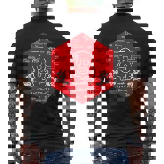 ヒョウタンツギ 和柄ヘキサゴン Ctezuka Productions メンズTシャツ バックプリント - Kawaiitshirt