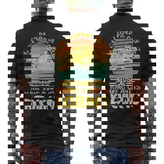 ヒョウモントカゲモドキ 爬虫類 小さな恐竜を飼っています メンズTシャツ バックプリント - Kawaiitshirt