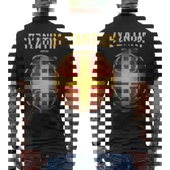 ビザンチウムのシンボル コンスタンティノープルとビザンツ帝国 メンズTシャツ バックプリント - Kawaiitshirt