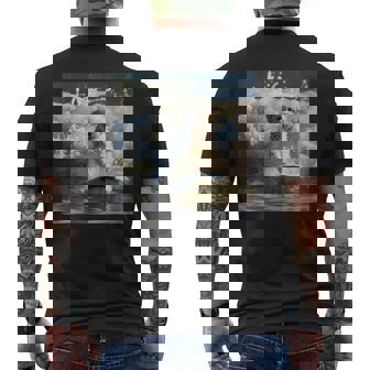 ビションフリーゼ犬 ビションフリーゼ メンズTシャツ バックプリント - Kawaiitshirt